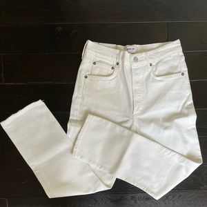 Brand New - AGOLDE Riley White Jeans